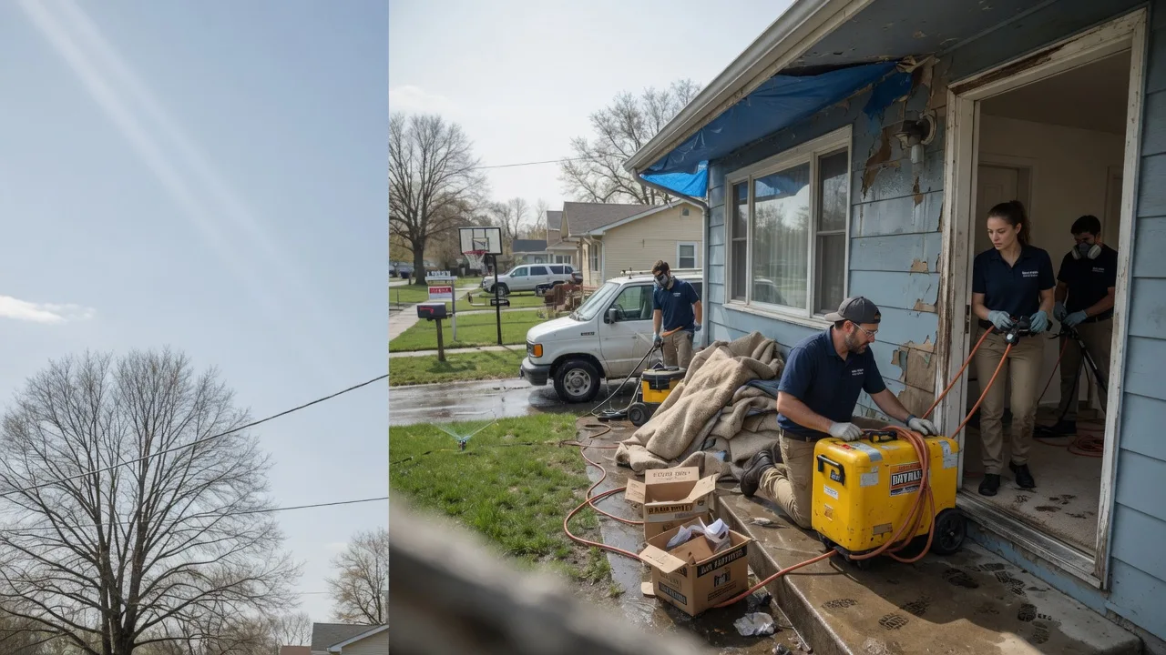 Basement Flood Cleanup in Mosquero, NM near me